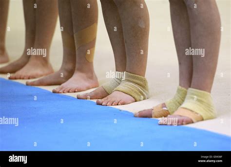 gymnast soles|250 Close Up Of Gymnast Feet Stock Photos & High.